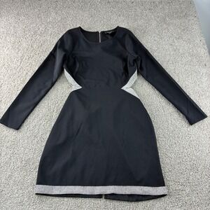 NWT Trixxi Clothing Co Dress Womens L Black Long Sleeve Rhinestone Evening Party